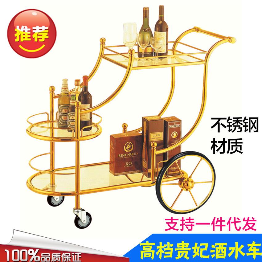 蛋糕推车KTV酒水车酒吧红酒移动送餐服务车饮料茶水小吃甜品推车