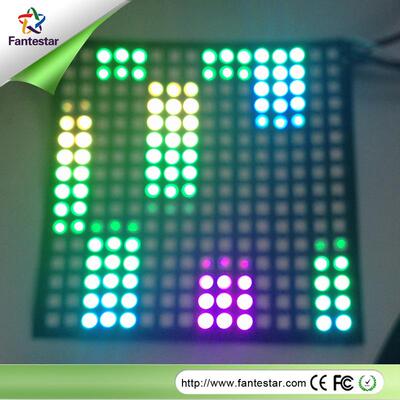 led高清像素屏 WS2812b幻彩像素屏 全彩显示屏灯条屏 SMD5050灯珠