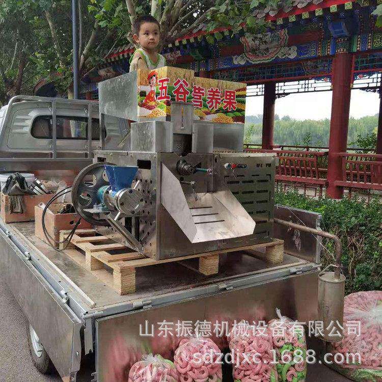 赶集摆摊杂粮面粉膨化机汽油玉米膨化机价格月牙湾膨化机厂家