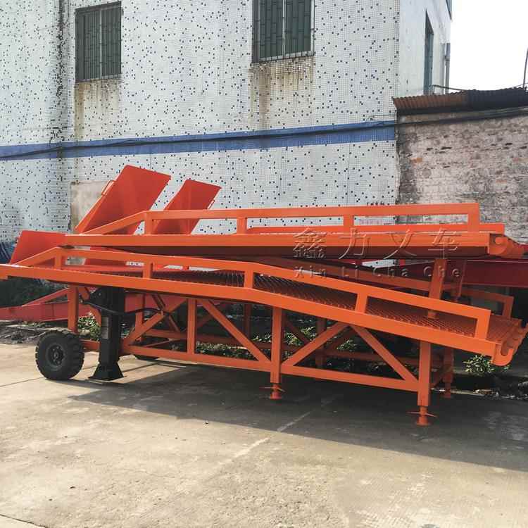 移动式分体登车桥集装箱仓储物流码头装卸货升降平台斜坡手动厂家