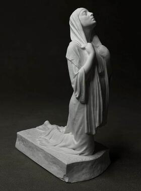 现代简约艺石膏雕塑书架桌展示柜装饰摄影道具背景氛围摆件礼品