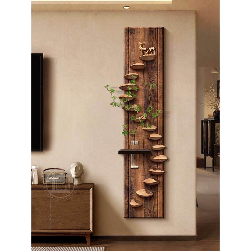 宋代美学客厅电视背景墙装饰画水培绿植玄关入户门挂画壁灯中古风,家居饰品,现代装饰画,淘宝优惠券,粉丝福利购,淘宝优惠卷