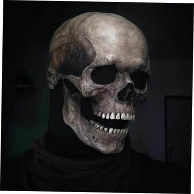 Halloween skull mask Skull mask with skull mask万圣头骨面具