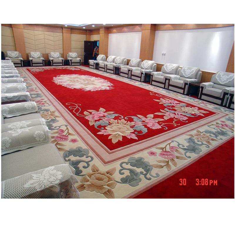 厂家直销手工腈纶地毯走廊会议室宾馆酒店大厅满铺ktv加厚大面积