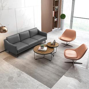 简约休闲办公沙发茶几组合接待沙发洽谈会客沙发深圳办公沙发