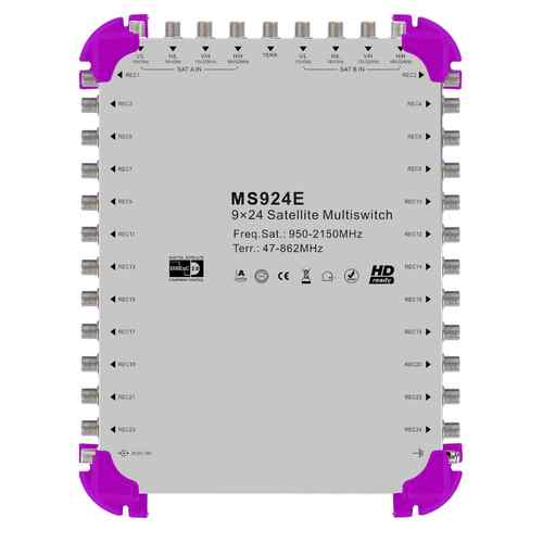 佳敏电子MS924E电视信号九进二十四开关终端型多路开关