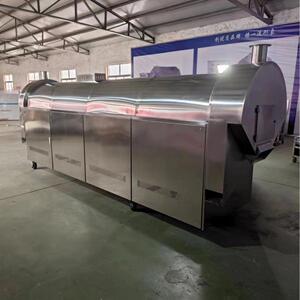 智能化大型连续式翻滚炒瓜子炒黑豆鹰嘴豆电磁炒货机