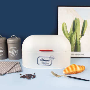 饰收纳箱 北欧加厚家居铁艺 防尘储物装 零食箱 出口 收纳箱面包箱