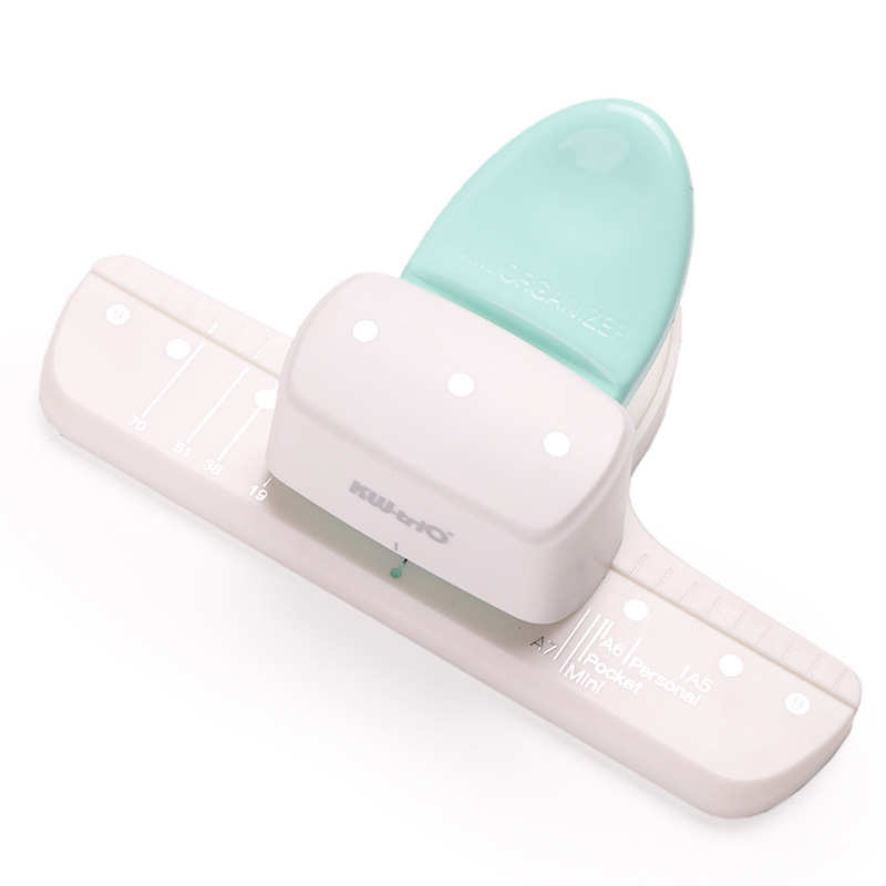 可得优9027 4mm小孔径打孔机活页手账打洞机手动打洞 三孔打孔器