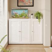 洗衣柜阳台矮柜收纳柜家用组合现代简约铁艺防晒阳台置物柜收纳柜