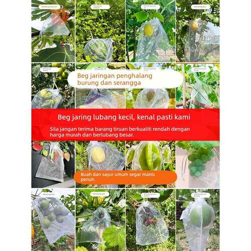 果树防虫套袋防虫防鸟网袋葡萄无花果石榴草莓桃子透气透光抗老化