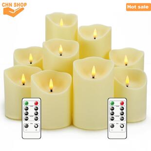 5pcs Flameless LED Candles,Christmas&Halloween Decoration