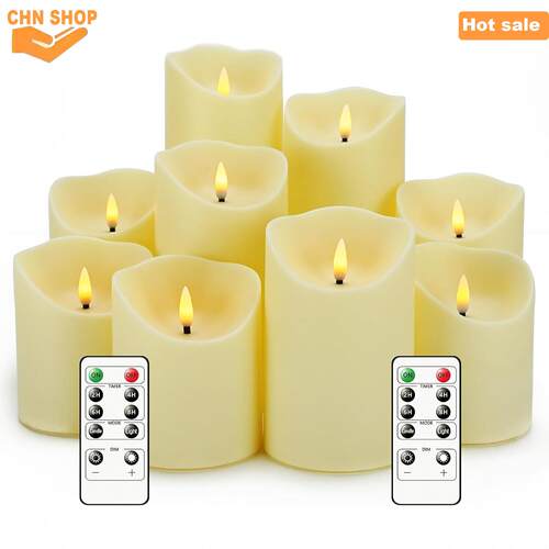 5pcs Flameless LED Candles,Christmas&Halloween Decoration