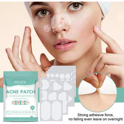 EELHOE Acne Patches - Gentle and Non-Irritating, Cleans and