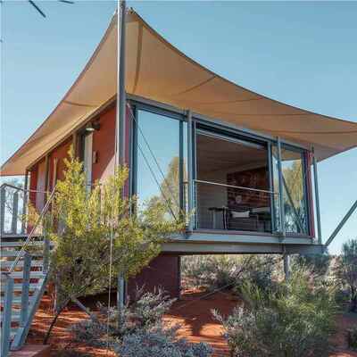 SBX-01店帐酒篷尖顶野帐奢营地民帐篷网红户外豪华露营房钢结宿构