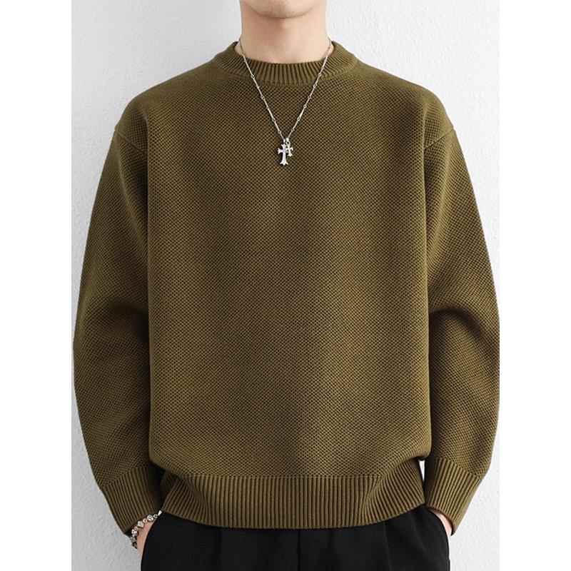 秋冬毛衣男士新款上衣纱线圆领男2025季打底针织加厚保暖内0926c