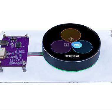 乐升半导体 Levetop IC TFT控制器LT168B串口屏(旋钮屏)演示模块