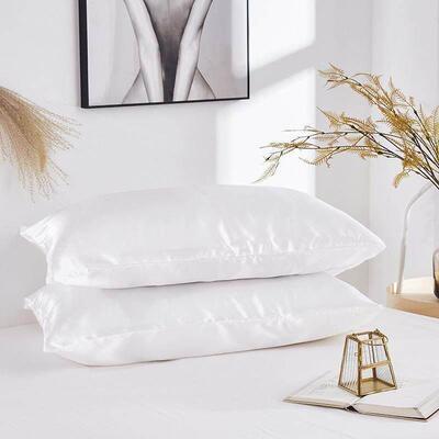 Imitation silk satin Pillowcase Silky Soft Pillow Case cover