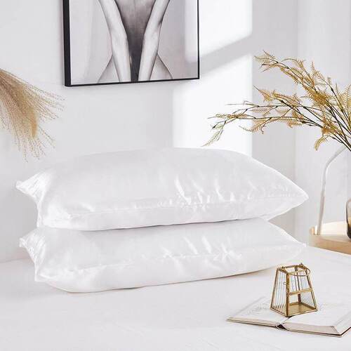 Imitation silk satin Pillowcase Silky Soft Pillow Case cover