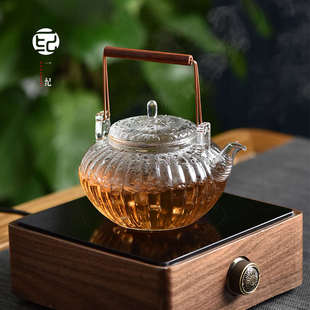 家用围炉煮茶器耐高温电陶炉煮茶炉小型煮茶壶一人烧水壶 茶壶套装