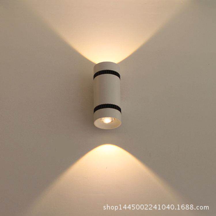 LED铝材壁灯户外酒店家用走廊过道床头壁灯1w6w客厅壁灯现货室