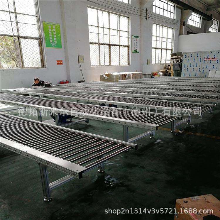 滚筒输送机重型转弯滚筒传送带 动力系统辊筒线非标生产流水线