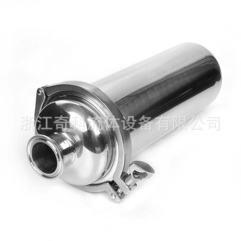 厂家直销304不锈钢食品级卫生级快装过滤器管道过滤器不锈钢滤网