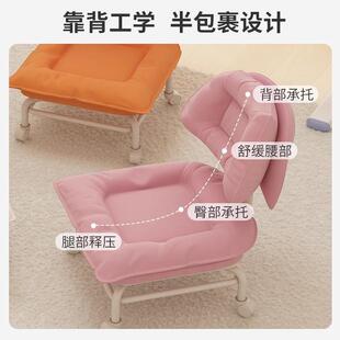 万轮小凳子软座滑轮矮凳娃儿童椅向子靠背带圆板凳家用美缝956修