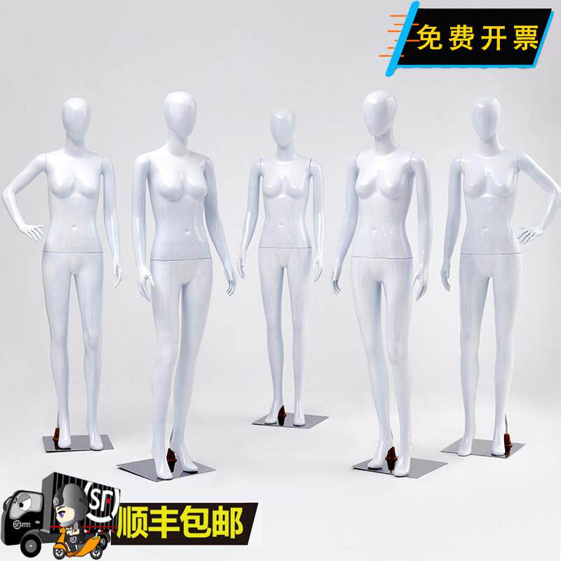 模特道具女全身人体假人台彷真模型婚纱橱窗内衣女装服装店展示架