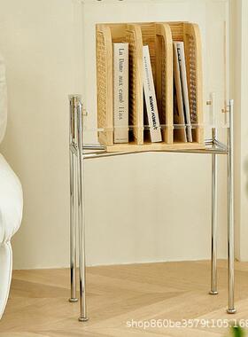 Acrylic steel Magazine Rack Storage table Furniture Lockers