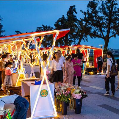 红夜市网架售卖活动架商场架景区户外市集地摊展示架摆摊摊位移动
