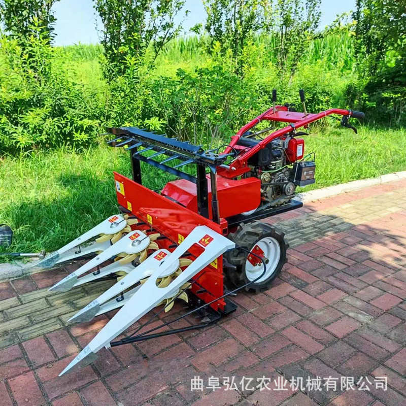 农用青稞小麦收割机7.5马力燕麦黄豆割晒机南方牧草加高收获机