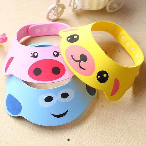 Waterproof Baby Shampoo Hat with Ear Protection, Adjustable