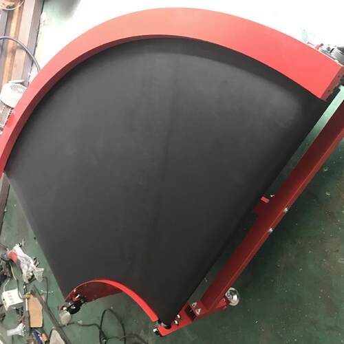 小型9食0度转弯机家转弯输送机传机送带传送厂带转弯机咨询商家品