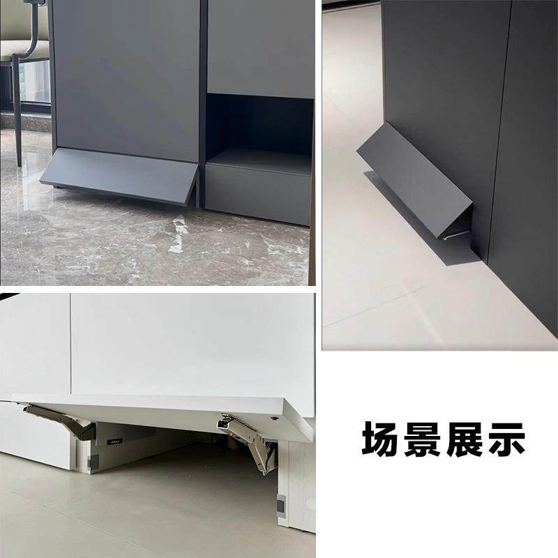 扫地机器人电动上翻门自动感应开门器联动感应开门伸缩杆五金配件