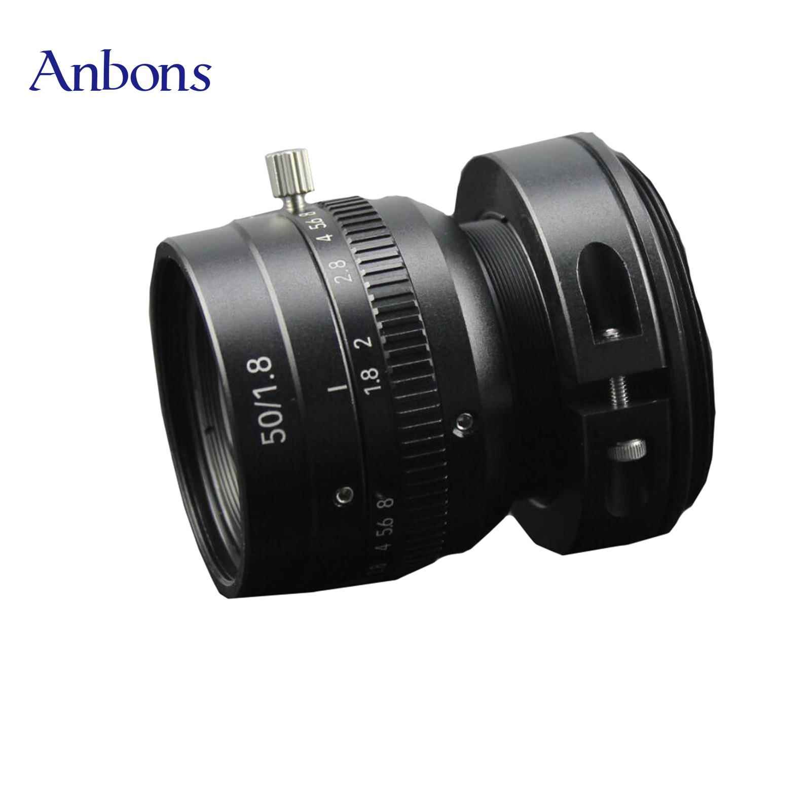 ANBONS用DALSA工业线扫相机镜头LS50mmF1.84k7um机器视觉设备镜头