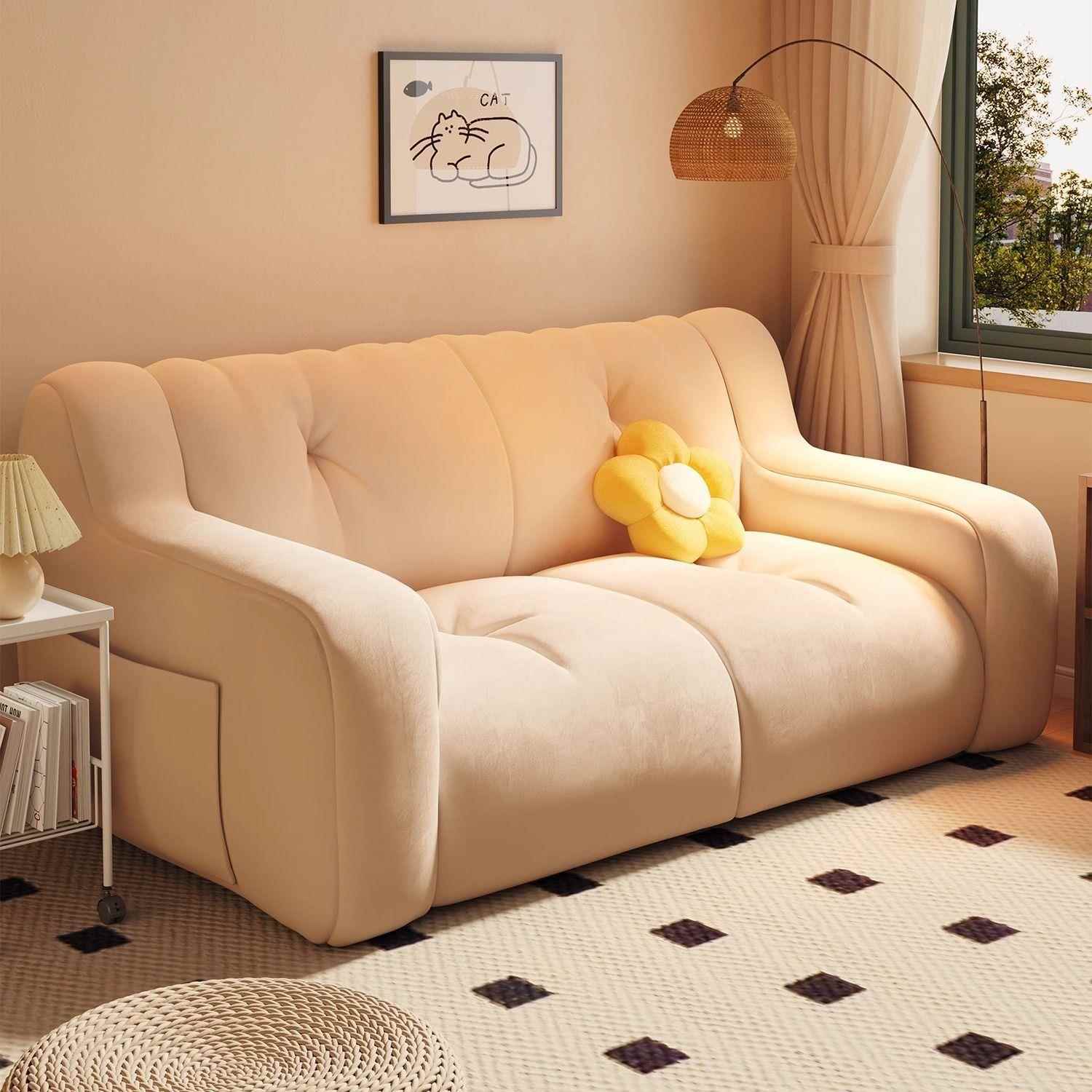 单人沙发休闲懒人沙发豆袋卧室小户型躺椅靠背椅榻榻米座椅小沙发