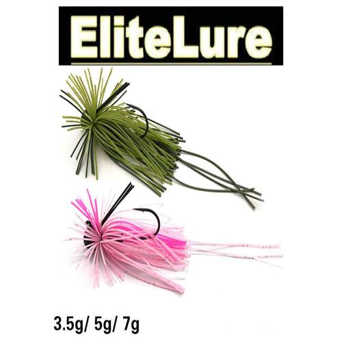 ELITELURE艾利特胡须佬JIG防挂底铅头钩软饵3.5/5/7克路亚饵假饵