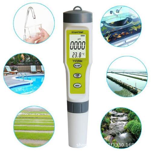 ph/ec/temp温度测试笔ph值ph计ec电导水质大屏幕测试笔水质EZ9902