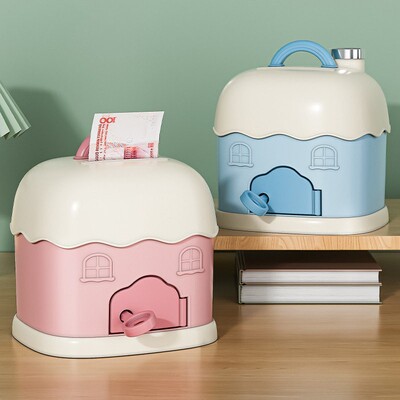 2023 New Model Children's Girl Key-Shaped Piggy Bank for Sav