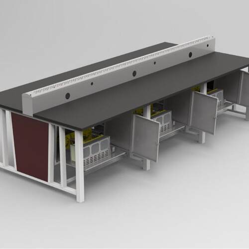 网咖电竞电脑桌网吧专用电解板散热桌子竞技桌办公桌家用书桌