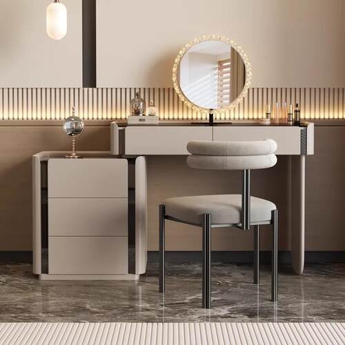 七号公寓意式极简梳妆台斗柜一体轻奢高级小户型卧室首饰柜化妆桌