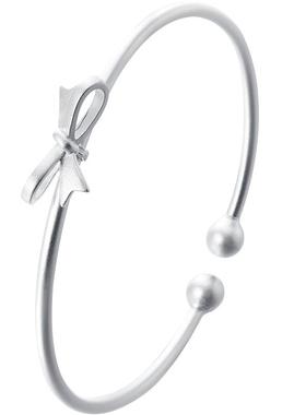 高档clect里蝴珂蝶结银手镯日纯银年女轻款999足银镯子实心银饰生