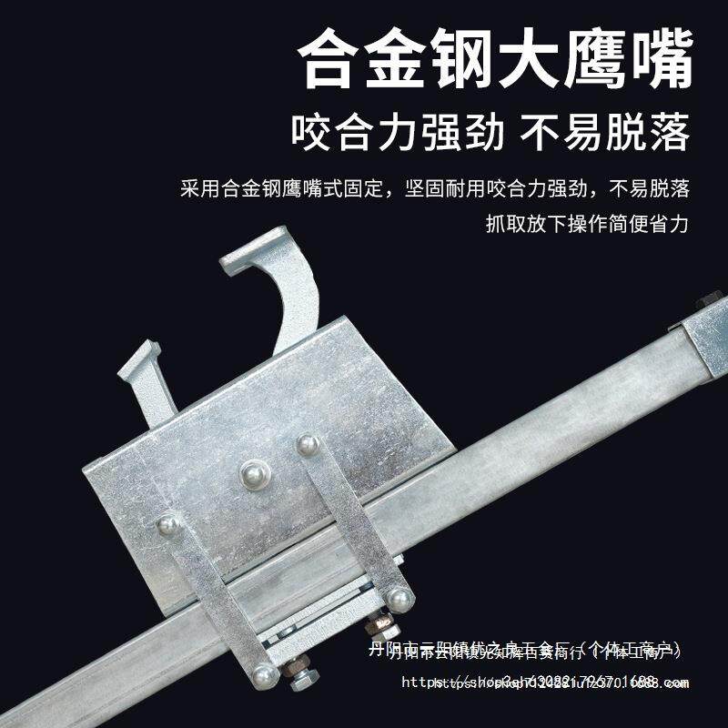 手动液压油桶车搬运车咬嘴圆桶手推车铁桶塑料桶液压叉车450k