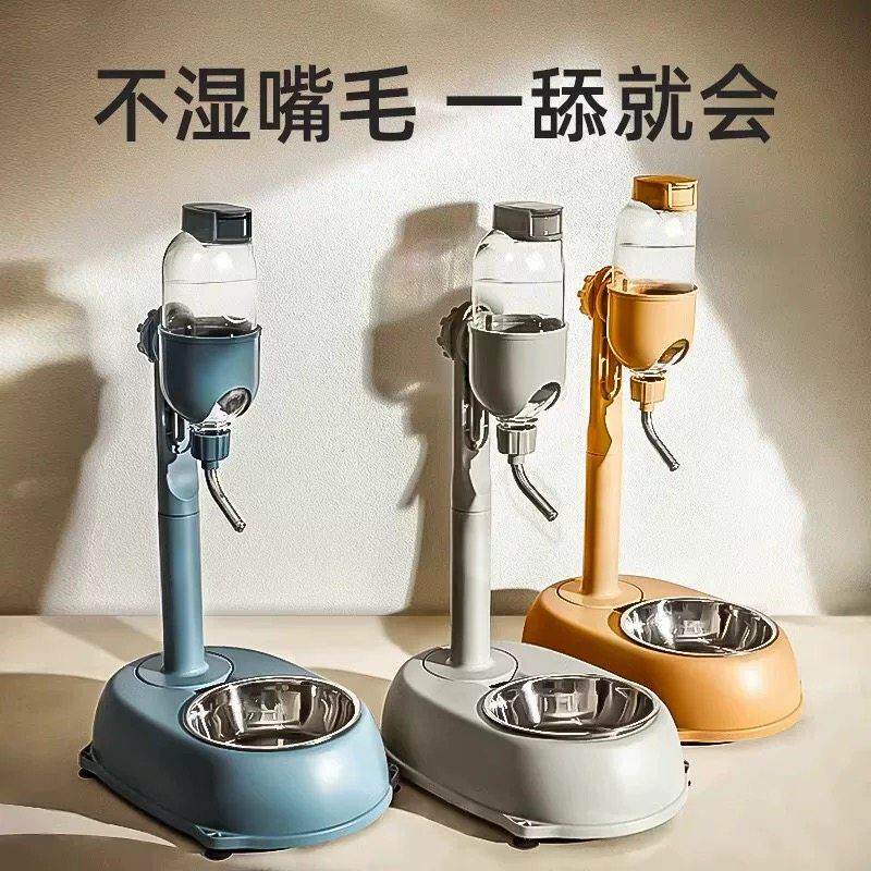 德国狗狗喝水器不湿嘴饮水机自动挂式悬挂喂 食碗喂水水壶猫咪宠