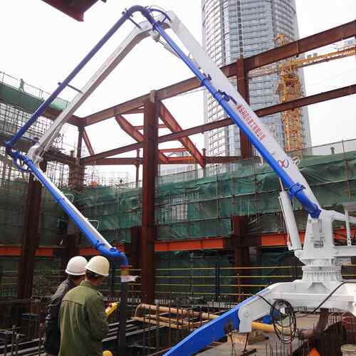 HGY15米液压布料机 液压布料杆 混凝土布料机 移动式布料机和地泵