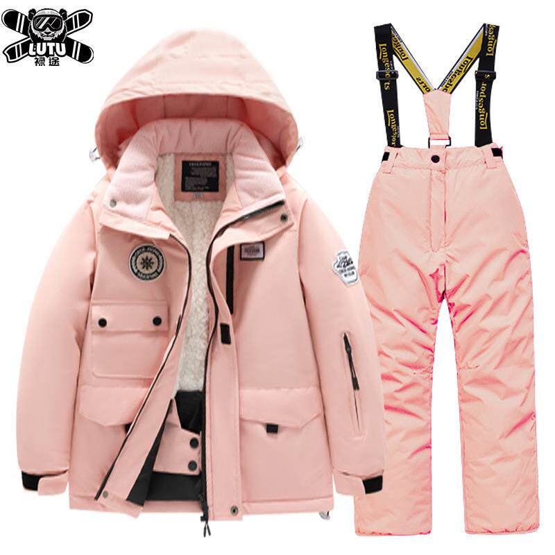 儿童滑雪服男女套装大中小童防水保暖背带裤2026新款东北专业装备