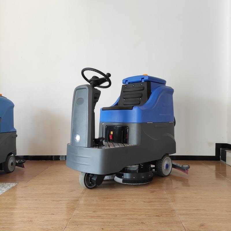 创洁860s新能源电动驾驶型工业用洗地机商用车间厂房扫地机