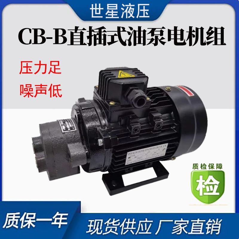 液压油泵电机组CB-B100.55KW液压泵总成内轴电机液压站配件系统