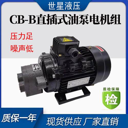 液压油泵电机组CB-B100.55KW液压泵总成内轴电机液压站配件系统